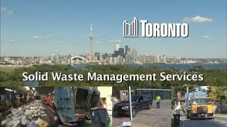 Planning for tomorrow Torontos long term waste resource management strategy [upl. by Atiniv]