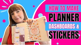 How to Make Cute Planner Dashboards and Stickers To Sell on Etsy [upl. by Winer]