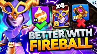 FIREBALL  SUPER WITCHES are PERFECT COMBINATION  Best TH16 Attack Strategy Clash of Clans [upl. by Marigold273]