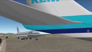 Tenerife Airport Disaster Animated Google Earth Model [upl. by Tzong]