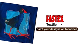 DIY How to Screen Paint on a tee shirt  FAS Fastex Fastex Fabric Painting Ink [upl. by Ahsiak]