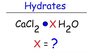 How To Find The Empirical Formula of a Hydrated Ionic Compound [upl. by Thetes]