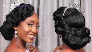 Easy Bridal Hair Styling Tips To Know  The Hair Goddess [upl. by Alaj]