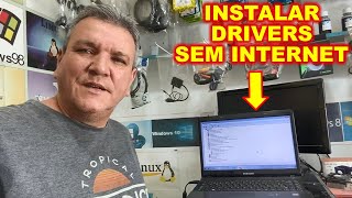 Como instalar Drivers Samsung sem internet Windows 7 8 10 e 11 [upl. by Noorah]