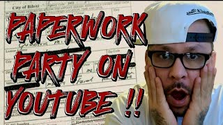 PAPERWORK PARTY ON YOUTUBEYOU ARE JUST AS GUILTY must watch trending nojumper vladtv [upl. by Tawney144]