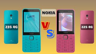 NOKIA 235 4G  VS  NOKIA 225 4G 2024 [upl. by Mailliwnhoj]