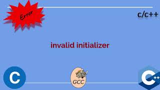 invalid initializer [upl. by Lathe]