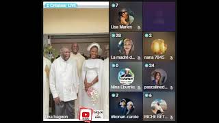 Les Ivoiriens se prononcent sur le mariage du couple Gbagbo live tiktok [upl. by Annaej]