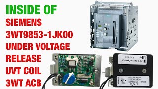 Inside of Siemens 3WT98531JK00 Under Voltage Release quotrquot UVT Coil of Siemens Sentron 3WT ACB [upl. by Enid]