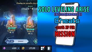 Solo Leveling Arise PCiOSAndroid 300 XP Per Mission Cheat sololevelingarise cheats [upl. by Allerie]