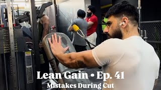 Lean Gain Ep 41 • Mistakes During Cut exercise fatloss tonedlook [upl. by Yzus]