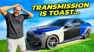 I BLEW MY TRANSMISSION REBUILDING MY WRECKED 2023 BMW M240I  PART 7 [upl. by Aicemaj]