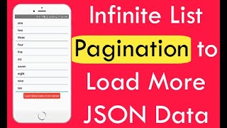 How To Create React Native FlatList Pull To Refresh Pagination Infinite Scroll [upl. by Eseryt]