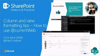 Community Demo  How to use currentWeb with column and view formatting [upl. by Roos]