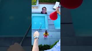 Awesome water balloon prank😂🤣 [upl. by Htiekel]