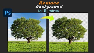 Tree background remove In Photoshop 2020 [upl. by Ennasirk717]