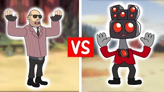 twee bahbah bado bah Who is Best SpeakerMan vs TF2 Heavy [upl. by Ingelbert]