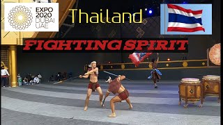 Thailand Pavilion Thai Fighting Spirit Show Expo 2020 Dubai 4k [upl. by Namrej]