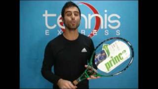 Prince Exo graphite 100 Tennis Rackets Tennis Express Racket Reviews [upl. by Tirma]