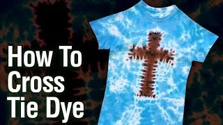 How To Make a Tie Dye Cross [upl. by Akinas95]