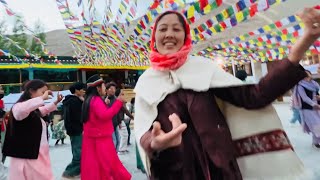 Circle dance After the school silver Jubilee anniversary of Serkong school Tabo [upl. by Nally]