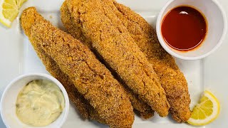 How to make the ultimate crispy Southern style fried whiting fish [upl. by Leonteen130]