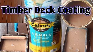 How to coat timber decking using aquadeck hassle free timber coatingFilipino Australian blogger [upl. by La Verne395]