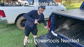 Installing A Tailgate Assist In A Ram 1500 [upl. by Nodab]