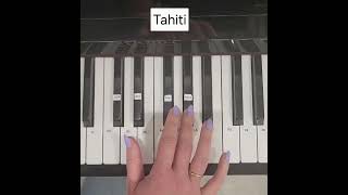 TAHITI Chanson de Keenv  Tuto Piano Facile [upl. by Bevash]