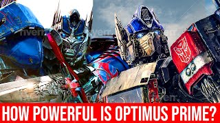 OPTIMUS PRIME Transformers How STRONG Is Michael Bays Optimus Prime [upl. by Adnana]