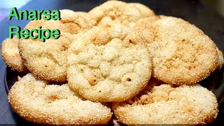 Anarsa Recipe  How to make perfect Anarsa  Diwali Special [upl. by Ocirne144]