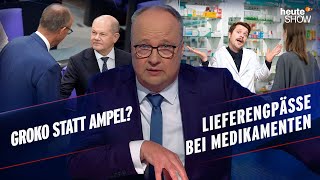 Deutschland im Herbst 2023 GrokoRevival und Medikamentenmangel  heuteshow vom 20102023 [upl. by Nahama939]