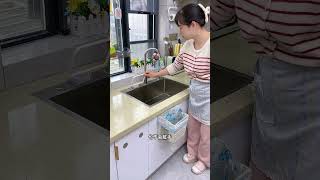 Easy Sink Cleaning Tips  Filter Rack for Leftovers amp WallMounted Dish Soap Storage [upl. by Claudio482]