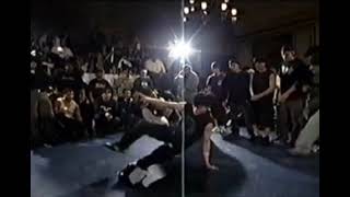 The Legendary BBoy Lil John On Fire At The Battle Freestyle Session 7 2002 [upl. by Hibbs]