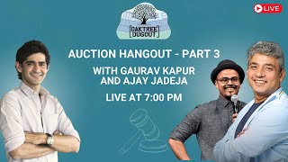 Auction Hangout  Part 3  Ft Gaurav Kapur and Ajay Jadeja  IPL IPL Auction [upl. by Hartzel]