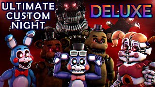 ULTIMATE CUSTOM NIGHT JUST GOT HARDER  FNAF Ultimate Custom Night DELUXE FNAF Fan Game [upl. by Brotherson]