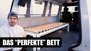 Das PERFEKTE Bett im Camper Van 🛏 [upl. by Neirbo]