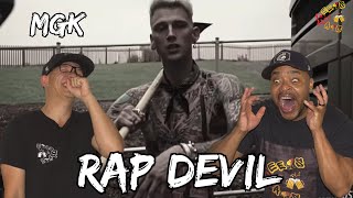 DID EMINEM TAKE AN quotLquot  MGK  Rap Devil Reaction [upl. by Nosrej]