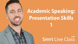 Academic Speaking Presentation Skills 1  English for Academic Purposes with Josh 35 [upl. by Myer]