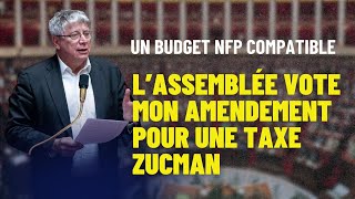 LAssemblée vote mon amendement quotZucmanquot 🔥 [upl. by Adnohryt]