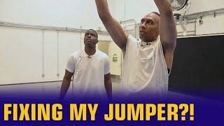 Stephen A trains with Lethal Shooter [upl. by Oiuqise]