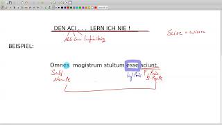 GETIDEASLATEIN DER ACI  VORZEITIG UND GLEICHZEITIG WAS DAS DENN [upl. by Emirac336]