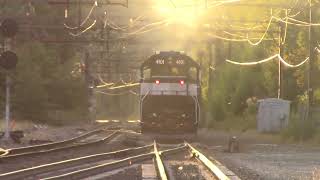 Rare Double Ended NJT Consist Feat NJDOT Hertiage Unit 4101  10923 [upl. by Ardnuhsor]