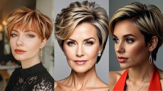 short haircuts for women over 60  Boy Cut For Girls New Style Haircut 2023  Undercut Pixie [upl. by Atiloj719]