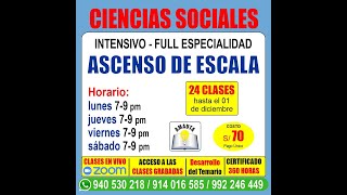 CIENCIAS SOCIALES  ASCENSO DE ESCALA 2023  LUNES 30 DE OCTUBRE [upl. by Roee]