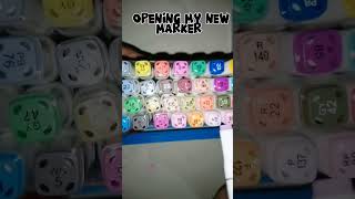 Opening my new marker very amazing marker viral newmarker opening [upl. by Ahsenal]