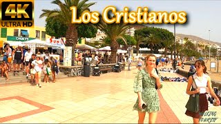 TENERIFE  LOS CRISTIANOS  Calima amp High Temperatures ♨️ Last day of Month ● 4K Walk ● March 2023 [upl. by Sinylg504]