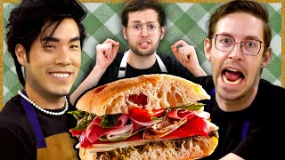 The Try Guys Make Sandwiches Without A Recipe [upl. by Lonier]