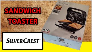 Silvercrest Sandwich Toaster 3 in 1  Unboxing  Tryout [upl. by Aggy]