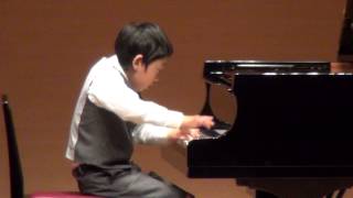 Kabalevsky Sonatina Op13 No1  1st 3rd mvt  Jun Shimada 8 [upl. by Kroo]